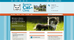 Desktop Screenshot of beniciacatclinic.com