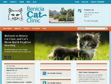 Tablet Screenshot of beniciacatclinic.com